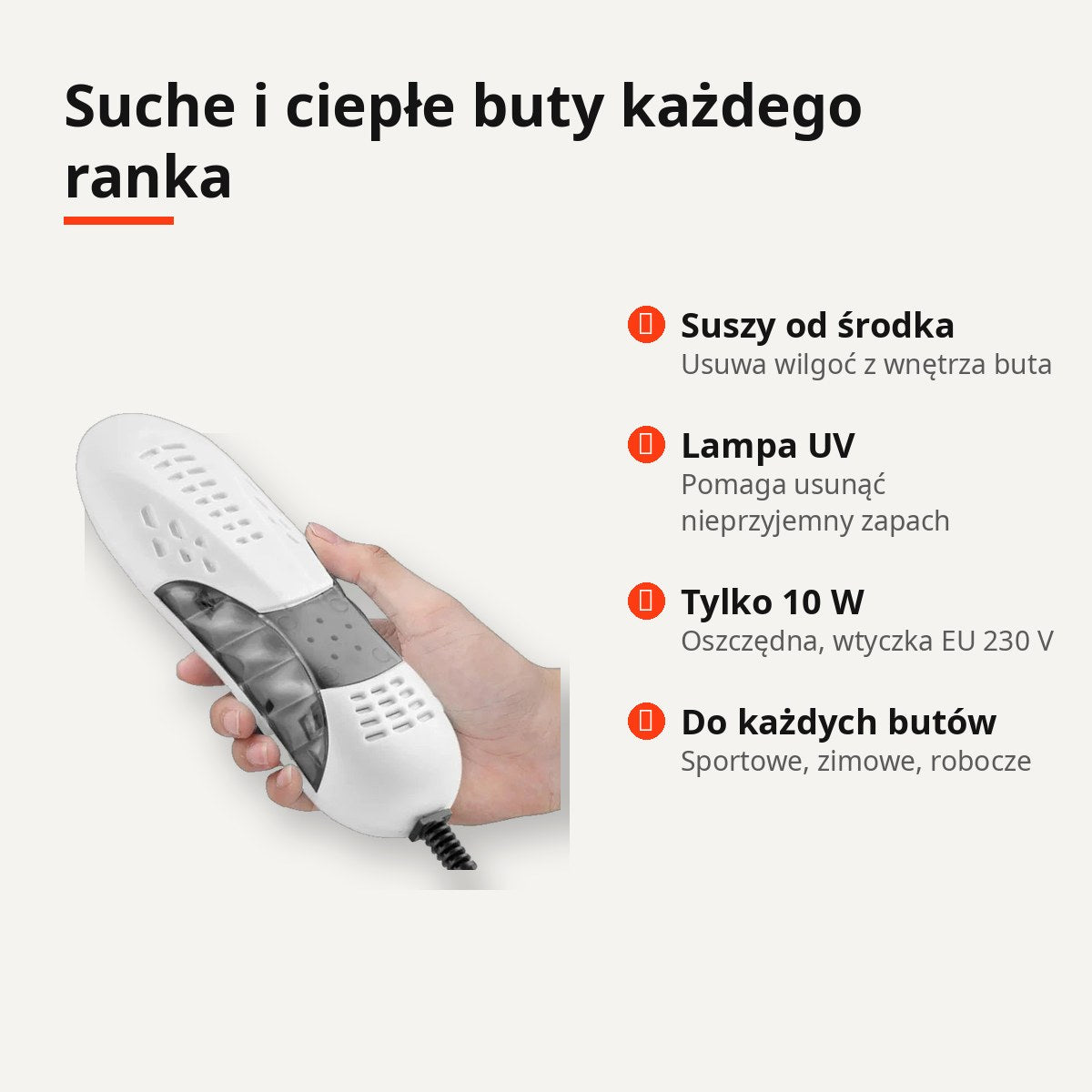 Suszarka do butów – najważniejsze funkcje